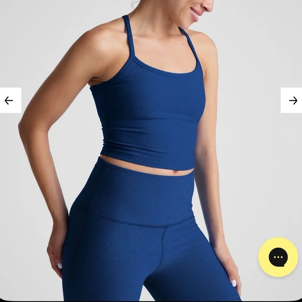 Beyond Yoga spacedye Caught In The Midi Legging in blue size S BNWT